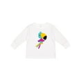 thumbnail image 1 of Inktastic Colorful Parrot, Cute Parrot, Tropical Parrot Boys or Girls Long Sleeve Toddler T-Shirt, 1 of 5
