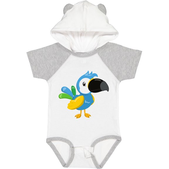 Inktastic Colorful Parrot, Tropical Parrot, Cute Parrot Boys or Girls Baby Bodysuit