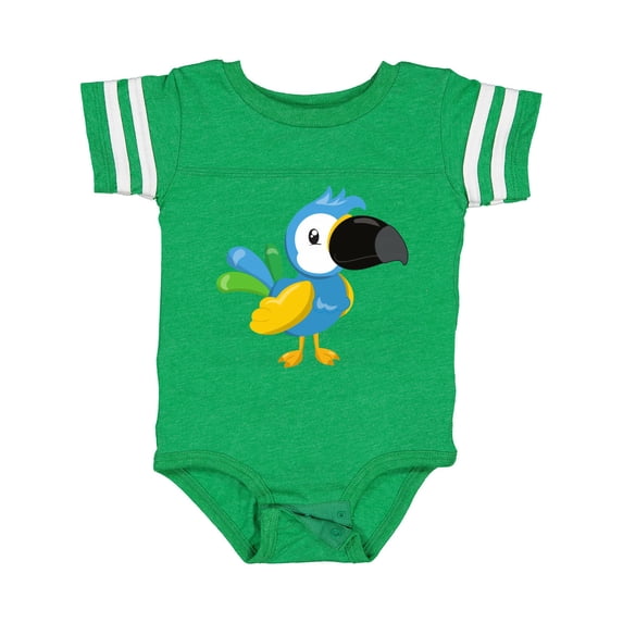Inktastic Colorful Parrot, Tropical Parrot, Cute Parrot Boys or Girls Baby Bodysuit