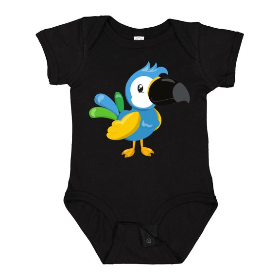 Inktastic Colorful Parrot, Tropical Parrot, Cute Parrot Boys or Girls Baby Bodysuit