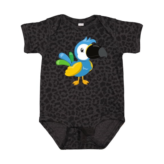 Inktastic Colorful Parrot, Tropical Parrot, Cute Parrot Boys or Girls Baby Bodysuit
