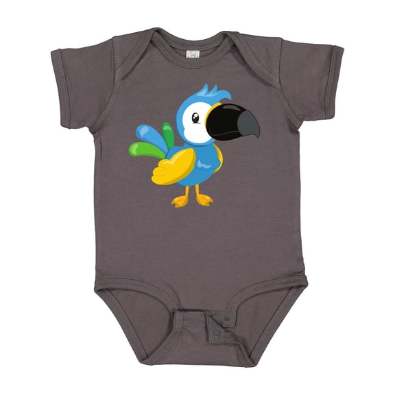 Inktastic Colorful Parrot, Tropical Parrot, Cute Parrot Boys or Girls Baby Bodysuit
