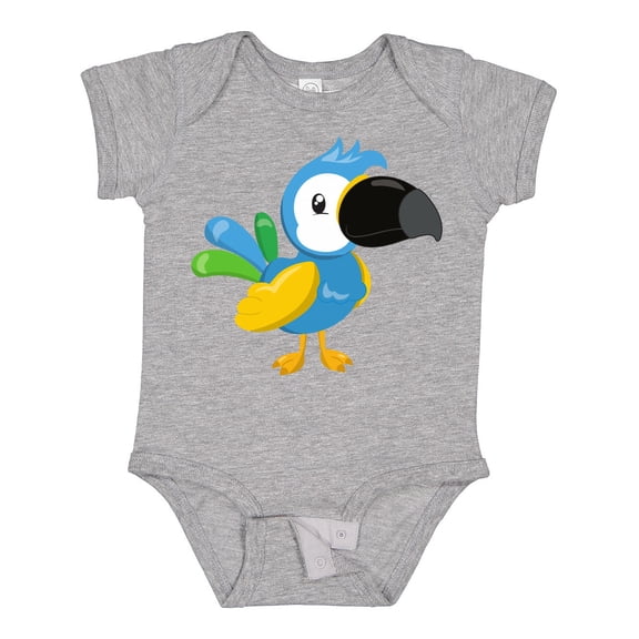 Inktastic Colorful Parrot, Tropical Parrot, Cute Parrot Boys or Girls Baby Bodysuit