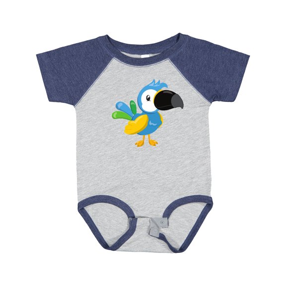 Inktastic Colorful Parrot, Tropical Parrot, Cute Parrot Boys or Girls Baby Bodysuit