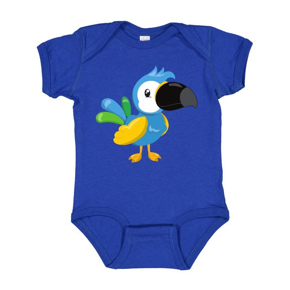 Inktastic Colorful Parrot, Tropical Parrot, Cute Parrot Boys or Girls Baby Bodysuit
