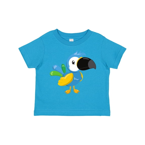 Inktastic Colorful Parrot, Tropical Parrot, Cute Parrot Boys or Girls Toddler T-Shirt