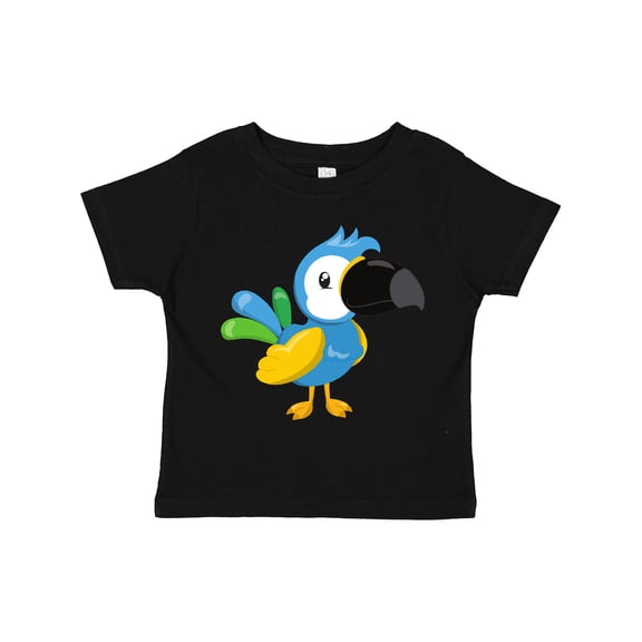 Inktastic Colorful Parrot, Tropical Parrot, Cute Parrot Boys or Girls Toddler T-Shirt