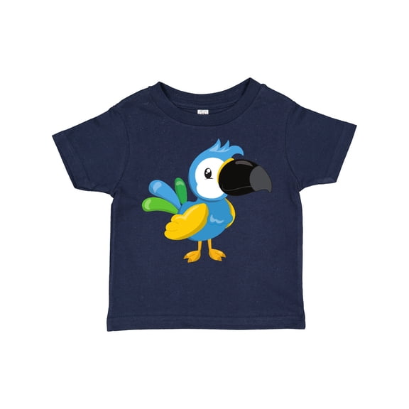 Inktastic Colorful Parrot, Tropical Parrot, Cute Parrot Boys or Girls Toddler T-Shirt