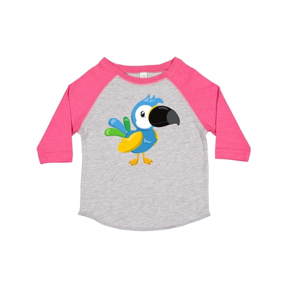 Inktastic Colorful Parrot, Tropical Parrot, Cute Parrot Boys or Girls Toddler T-Shirt