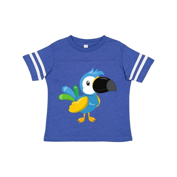 Inktastic Colorful Parrot, Tropical Parrot, Cute Parrot Boys or Girls Toddler T-Shirt