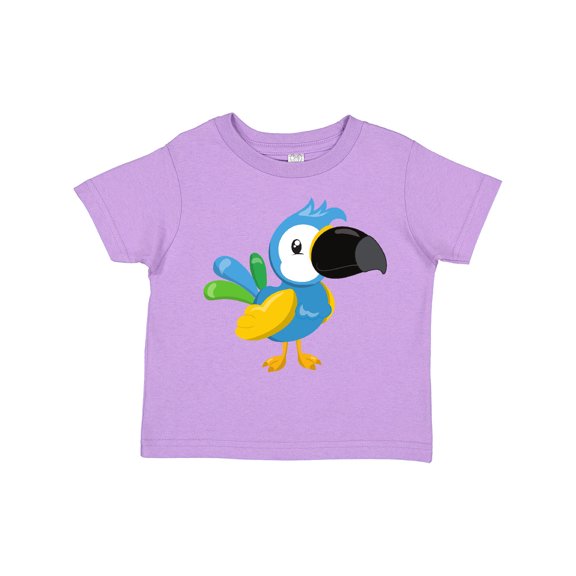 Inktastic Colorful Parrot, Tropical Parrot, Cute Parrot Boys or Girls Toddler T-Shirt