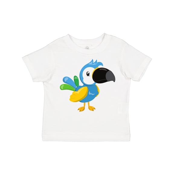 Inktastic Colorful Parrot, Tropical Parrot, Cute Parrot Boys or Girls Toddler T-Shirt