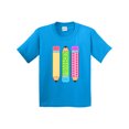 thumbnail image 1 of Inktastic Colorful Patterned Pencils for Back to School Youth T-Shirt, 1 of 5