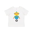 thumbnail image 1 of Inktastic Colorful Robot, Cute Robot, Funny Robot, Robotics Boys or Girls Toddler T-Shirt, 1 of 5