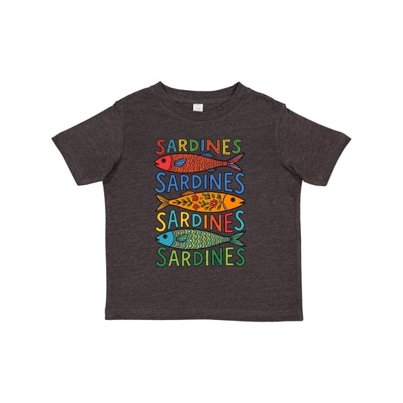 Inktastic Colorful Sardines Art Boys or Girls Toddler T-Shirt