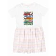 thumbnail image 1 of Inktastic Colorful Sardines Art Girls Toddler Dress, 1 of 5