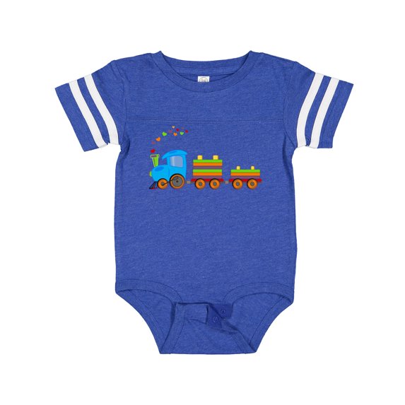 Inktastic Colorful Toy Train Boys or Girls Baby Bodysuit
