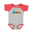 thumbnail image 1 of Inktastic Colorful Toy Train Boys or Girls Baby Bodysuit, 1 of 5