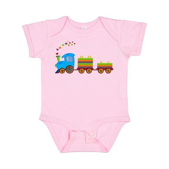 Inktastic Colorful Toy Train Boys or Girls Baby Bodysuit