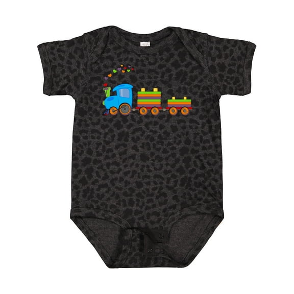 Inktastic Colorful Toy Train Boys or Girls Baby Bodysuit