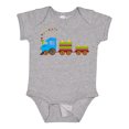 thumbnail image 1 of Inktastic Colorful Toy Train Boys or Girls Baby Bodysuit, 1 of 5