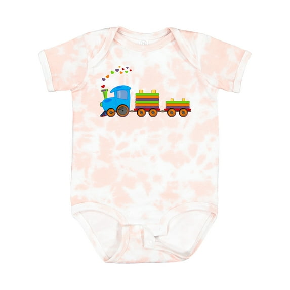 Inktastic Colorful Toy Train Boys or Girls Baby Bodysuit