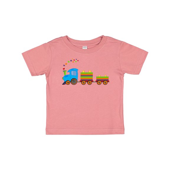 Inktastic Colorful Toy Train Boys or Girls Baby T-Shirt