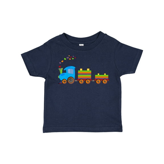 Inktastic Colorful Toy Train Boys or Girls Toddler T-Shirt