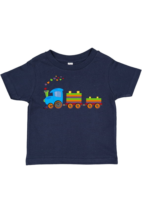 Colorful Toy Train Boys or Girls Toddler T-Shirt