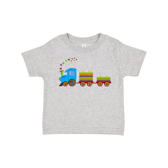 Inktastic Colorful Toy Train Boys or Girls Toddler T-Shirt