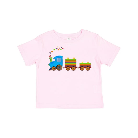 Inktastic Colorful Toy Train Boys or Girls Toddler T-Shirt