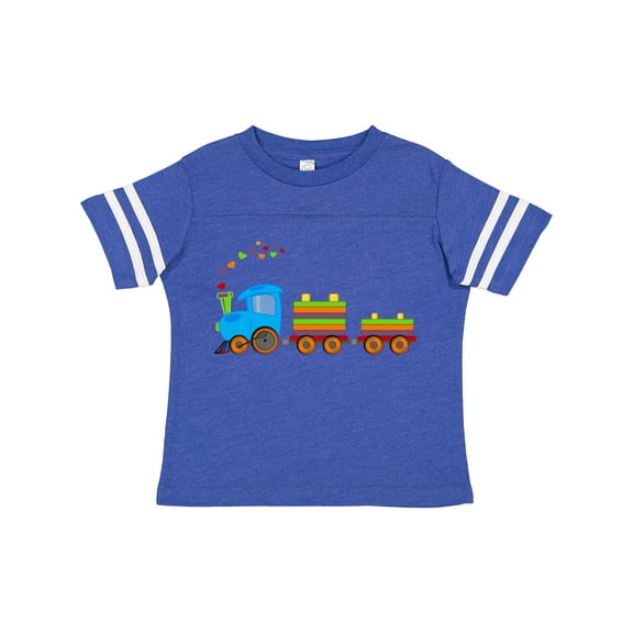 Inktastic Colorful Toy Train Boys or Girls Toddler T-Shirt