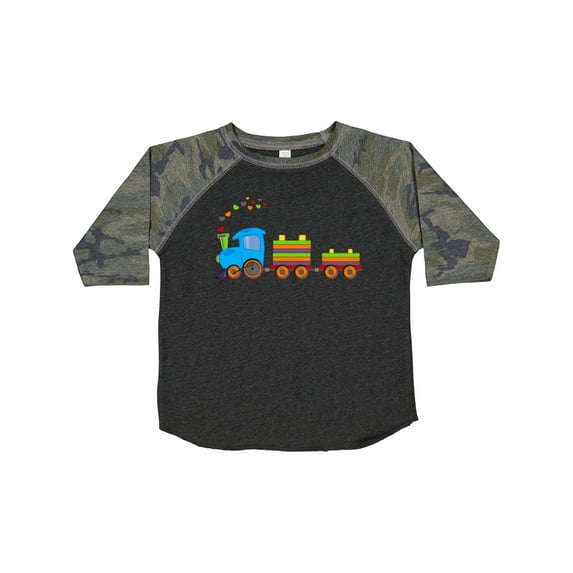 Inktastic Colorful Toy Train Boys or Girls Toddler T-Shirt