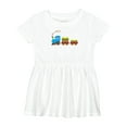 thumbnail image 1 of Inktastic Colorful Toy Train Girls Baby Dress, 1 of 5