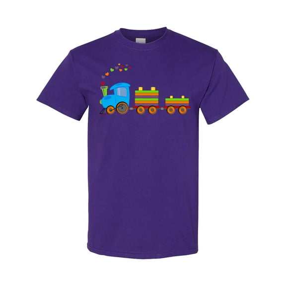 Inktastic Colorful Toy Train T-Shirt