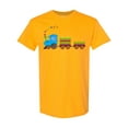 thumbnail image 1 of Inktastic Colorful Toy Train T-Shirt, 1 of 5