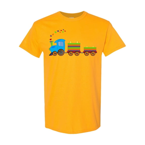 Inktastic Colorful Toy Train T-Shirt