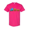 thumbnail image 1 of Inktastic Colorful Toy Train T-Shirt, 1 of 5