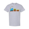 thumbnail image 1 of Inktastic Colorful Toy Train T-Shirt, 1 of 5