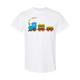 thumbnail image 1 of Inktastic Colorful Toy Train T-Shirt, 1 of 5