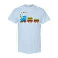 thumbnail image 1 of Inktastic Colorful Toy Train T-Shirt, 1 of 5