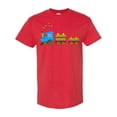 thumbnail image 1 of Inktastic Colorful Toy Train T-Shirt, 1 of 5