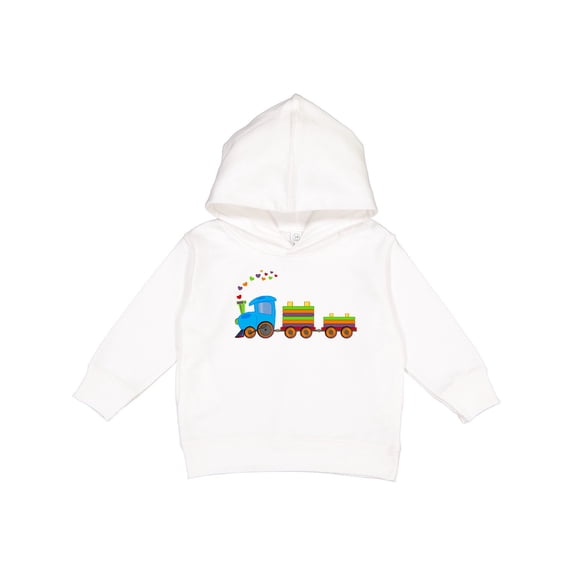 Inktastic Colorful Toy Train Toddler Hoodie