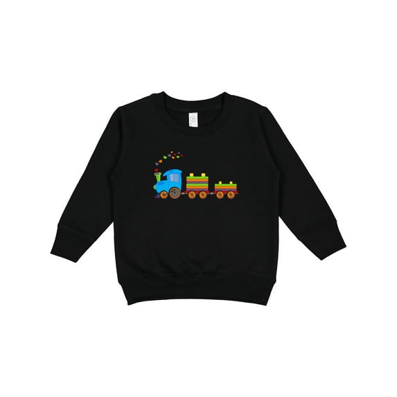 Inktastic Colorful Toy Train Toddler Sweatshirt