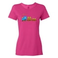 thumbnail image 1 of Inktastic Colorful Toy Train Women's T-Shirt, 1 of 5