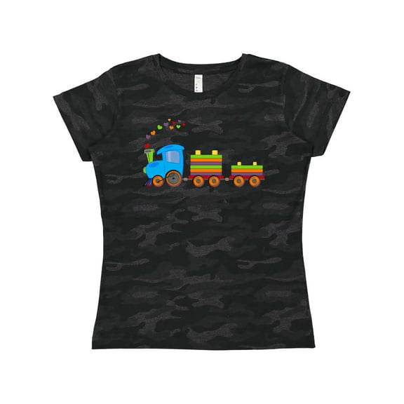 Inktastic Colorful Toy Train Women's T-Shirt