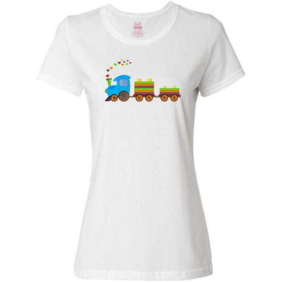 Inktastic Colorful Toy Train Women's T-Shirt
