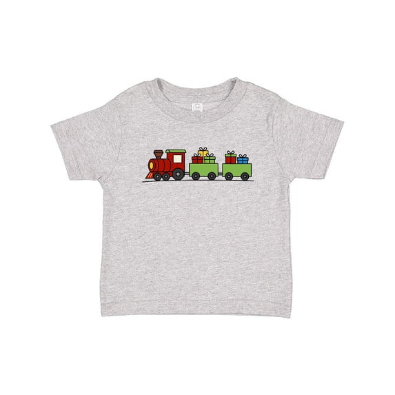 Inktastic Colorful Train with Gifts for Kids Boys or Girls Baby T-Shirt
