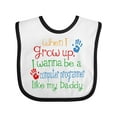 thumbnail image 1 of Inktastic Computer Programmer Like Daddy Boys or Girls Baby Bib, 1 of 4