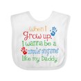thumbnail image 1 of Inktastic Computer Programmer Like Daddy Boys or Girls Baby Bib, 1 of 4